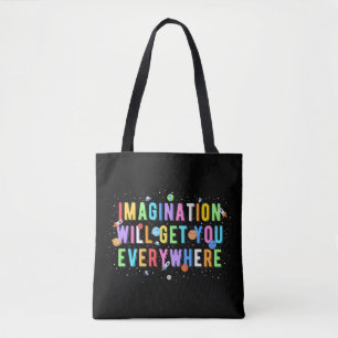 Bolsa Tote A Imaginação Te Levará A Todos Os Lugares
