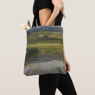 Bolsa Tote A lagoa afogada, 1887 (óleo em canvas)