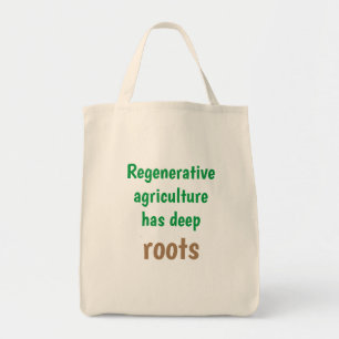 Bolsa Tote "A laguna regenerativa tem raízes profundas", mat