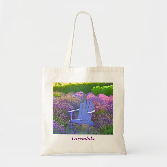 Bolsa Tote A lavanda sonha a sacola (Frente)