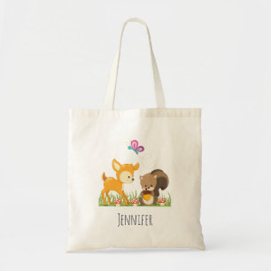 Bolsa Tote A Linguagem de Cartoons Cria-Floresta