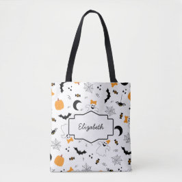 Bolsa Tote A Little Boo Is Almost Due Orange Girl Baby Shower