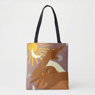 Bolsa Tote A Lua dança Comigo