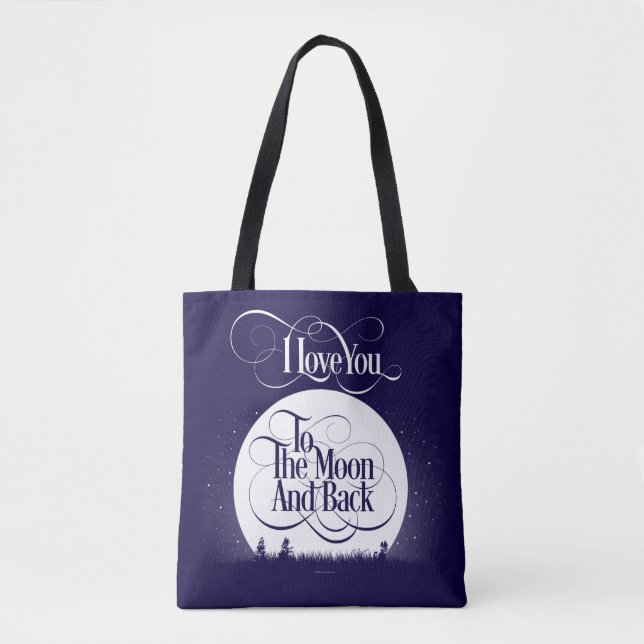 Bolsa Tote À lua e à parte traseira (Frente)