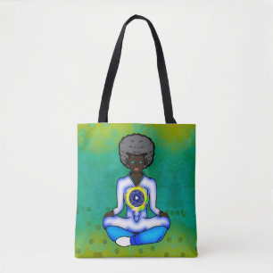 Bolsa Tote A luz azul da proteção