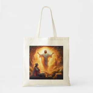 Bolsa Tote A Luz da Ressurreição: Jesus Cristo Ressuscita