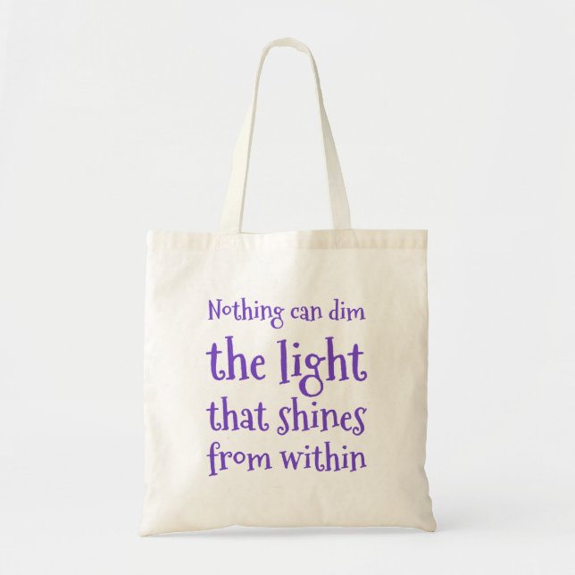 Bolsa Tote A Luz Interior (Frente)