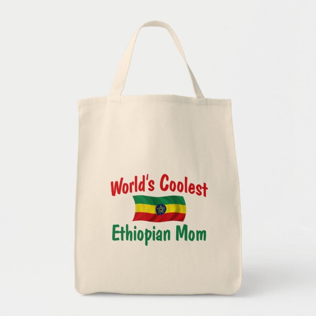 Bolsa Tote A mamã etíope a mais fresca (Frente)