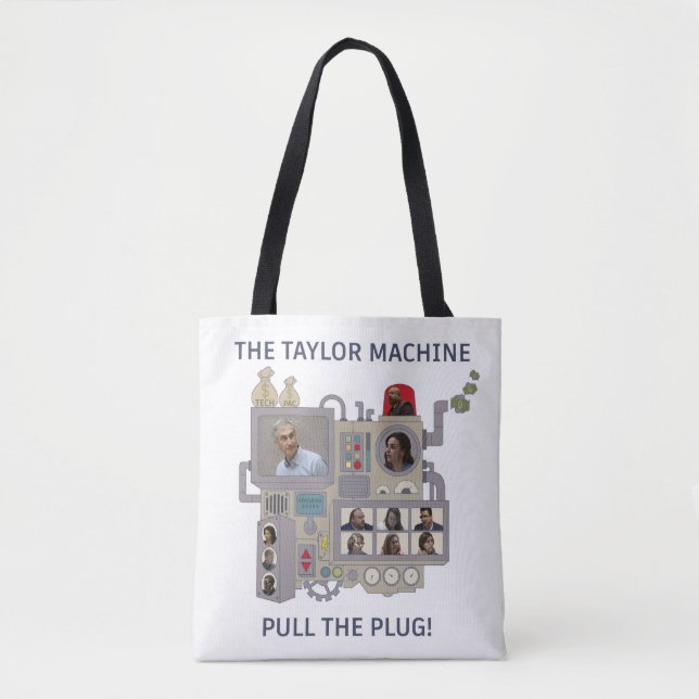 Bolsa Tote A Máquina de Taylor (Frente)