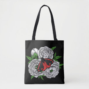 Bolsa Tote A mariposa cinabar