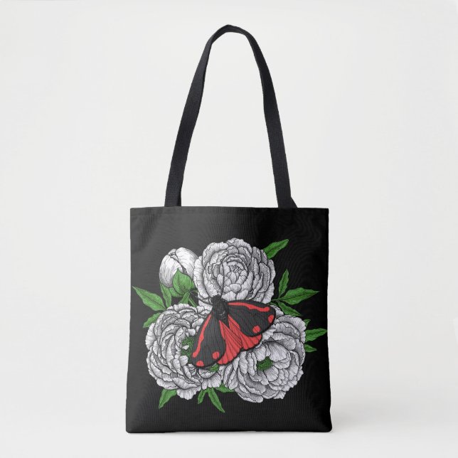 Bolsa Tote A mariposa cinabar (Frente)