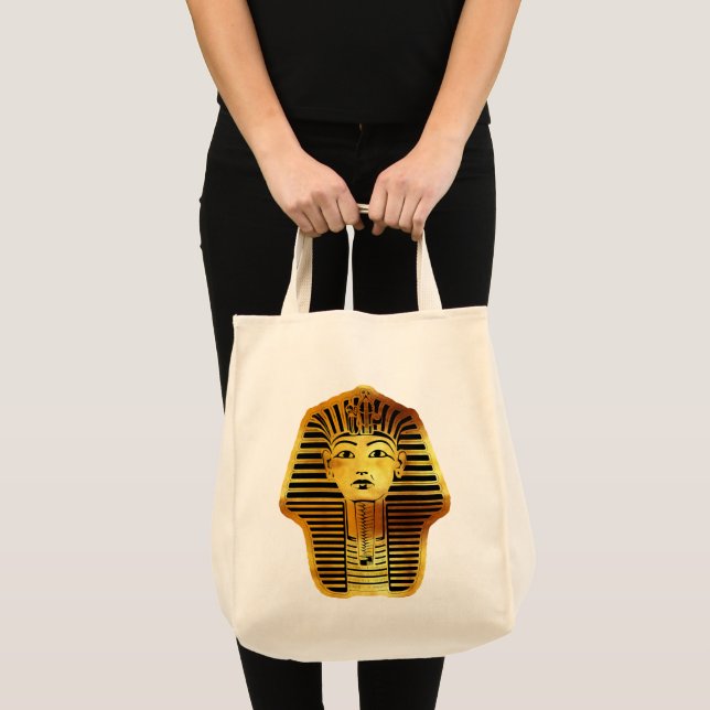 Bolsa Tote A Máscara Dourada Egípcia de Tutancâmon (Frente (produto))