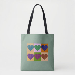 BOLSA TOTE A-MAZE-ING HEARTS