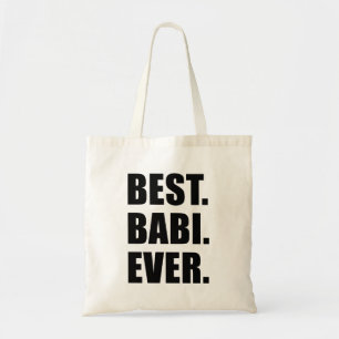 Bolsa Tote A melhor avó sempre checa de Babi