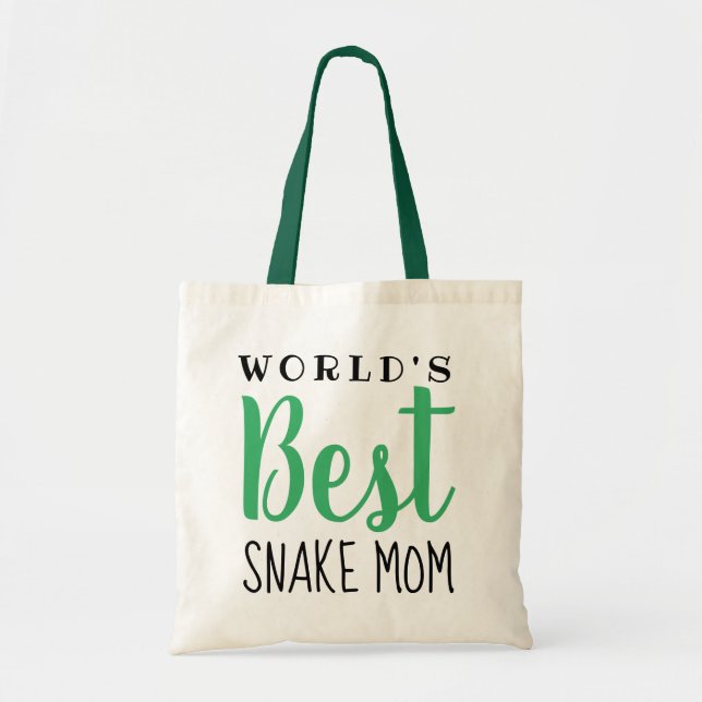 Bolsa Tote A melhor Cobra do mundo - personalizável (Frente)