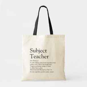 Bolsa Tote A melhor definição de professor do mundo