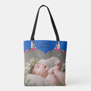 Bolsa Tote A Melhor Mãe De Sempre! Foto da família Hummingbir