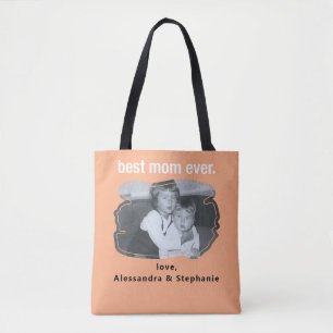 Bolsa Tote A melhor mãe de todos os nomes personalizados