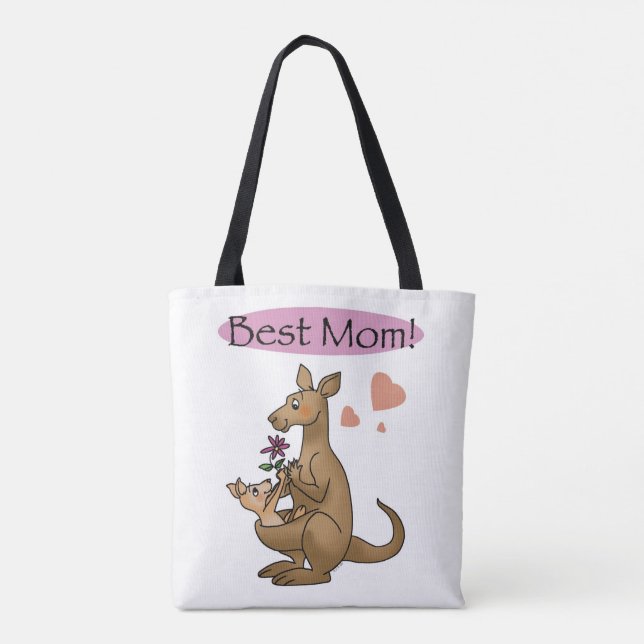 Bolsa Tote a melhor mamã (canguru) - dia das mães (Verso)