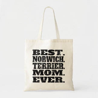 Bolsa Tote A melhor mamã de Norwich Terrier nunca
