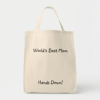 Bolsa Tote A melhor mamã do mundo, mãos para baixo!