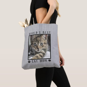 Bolsa Tote A melhor pata de gato do mundo imprime foto russa