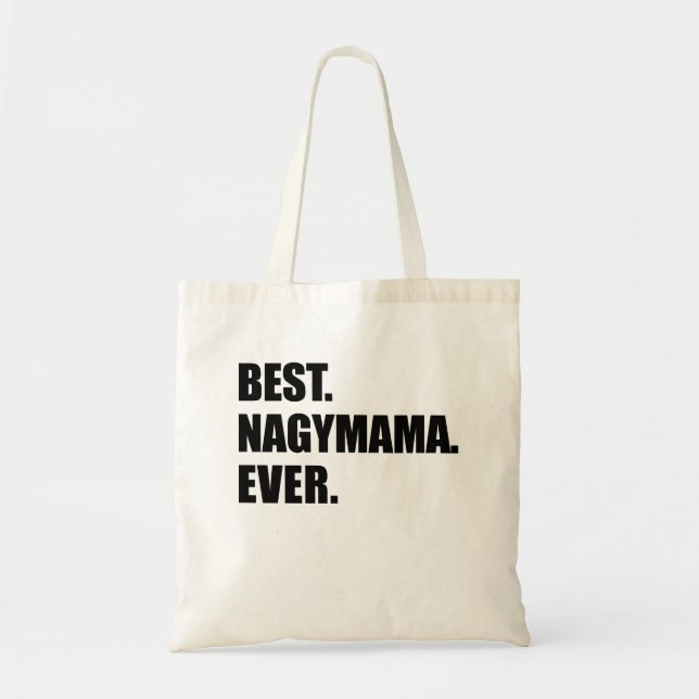 Bolsa Tote A melhor sacola sempre húngara da avó de Nagymama (Frente)