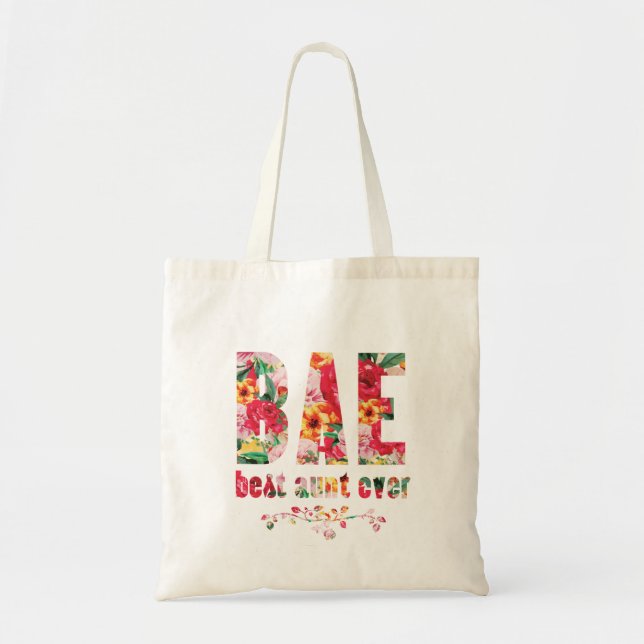 Bolsa Tote A melhor tia de Bae nunca (Frente)