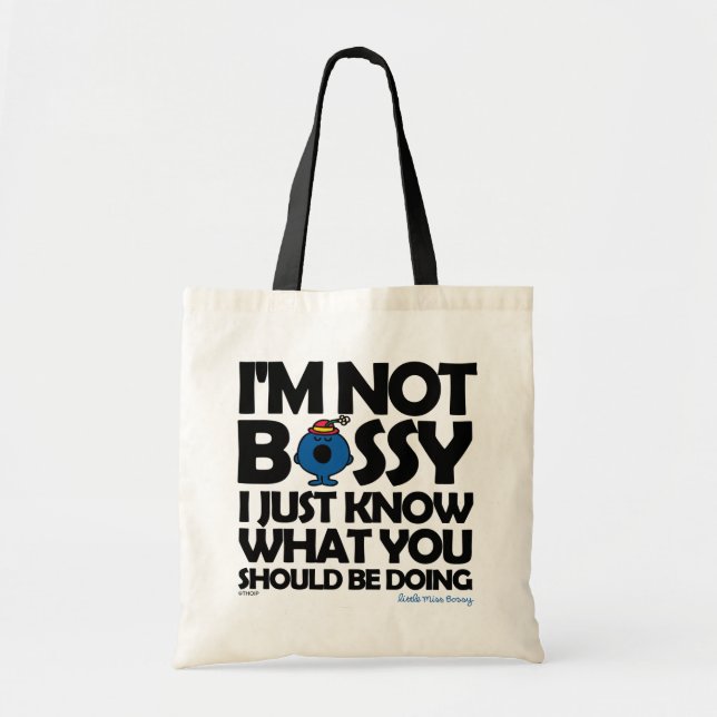 Bolsa Tote A Menina Bossy Sabe. (Frente)