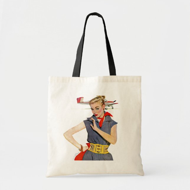 Bolsa Tote A menina que roubou aviões (Frente)
