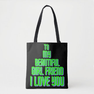 Bolsa Tote A Minha Bela Namorada Eu Te Amo No Natal