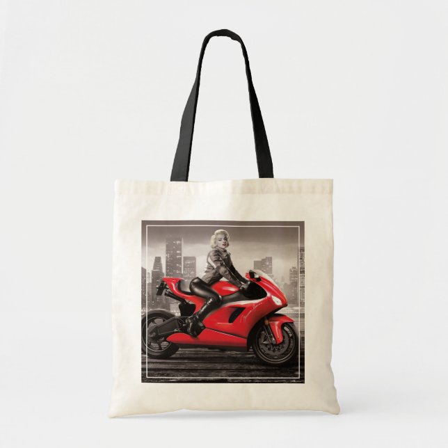 Bolsa Tote A motocicleta de Marilyn (Frente)