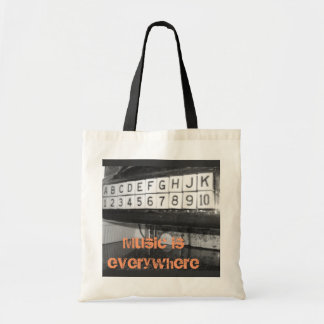 Bolsa Tote A música está em toda parte