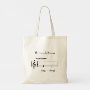 Bolsa Tote A Música Humorosa Da campainha