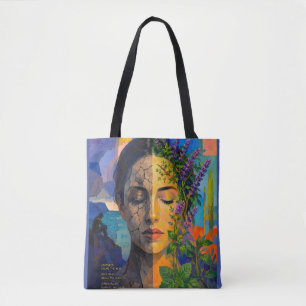 Bolsa Tote A Natureza Repara o que Quebra – Um Retrato de Ren