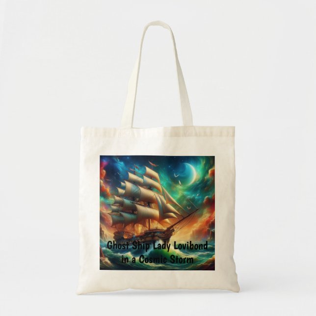 Bolsa Tote A nave fantasma Lady Lovibond em uma tempestade có (Frente)