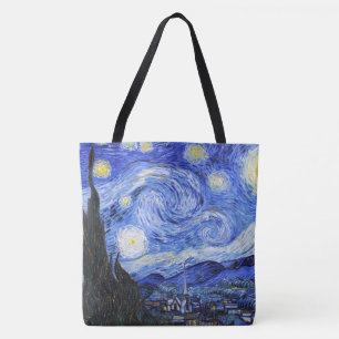Bolsa Tote A Noite Estrelada de Van Gogh
