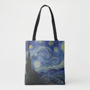 Bolsa Tote A Noite Estrelada por Vincent Van Gogh