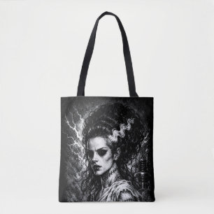 Bolsa Tote A Noiva de Frankenstein — Ressuscitada por BurnsNo