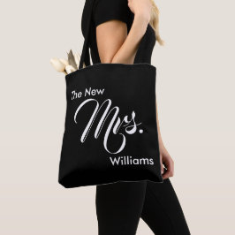Bolsa Tote A nova Modelo do roteiro preto e branco