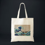 Bolsa Tote A onda de excelente de Katsushika Hokusai 1 bende<br><div class="desc">O Excelente Wave da ilustração de kanagawa da pintura de muralha impressão e poster da pintura original de Katsushika Hokusai.</div>