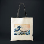 Bolsa Tote A onda do Excelente de Kanagawa, Hokusai<br><div class="desc">Katsushika Hokusai (31 de outubro de 1760 - 10 de maio de 1849), conhecida simplesmente como Hokusai, era um artista japonês, pintor ukiyo-e e cineasta do período Edo. Nascer em Edo (agora Tóquio), Hokusai é mais conhecido como autor da série impressão de bloco de madeira Trinta e seis Vistas do...</div>