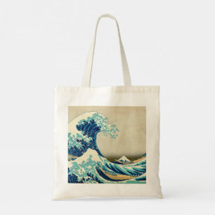 Bolsa Tote A onda do Excelente de Kanagawa - Hokusai