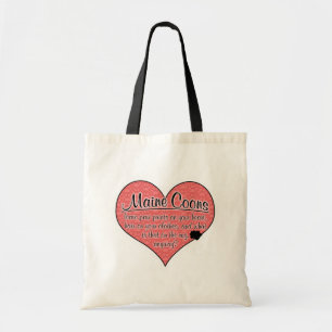 Bolsa Tote A pata do racum de Maine imprime o humor do gato