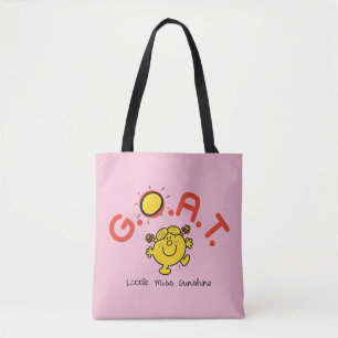 Bolsa Tote A pequena Srta. Sunshine é a G.O.A.T.