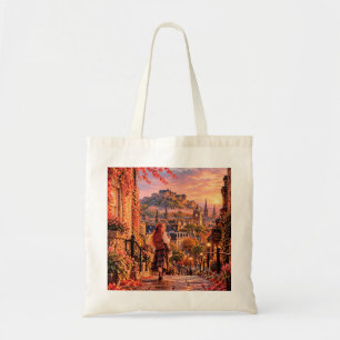 Bolsa Tote A Pequena Viajante Castelo de Edimburgo