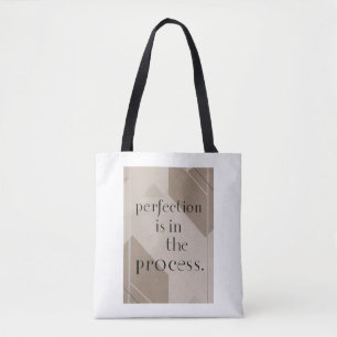 Bolsa Tote A Perfeição Está No Processo