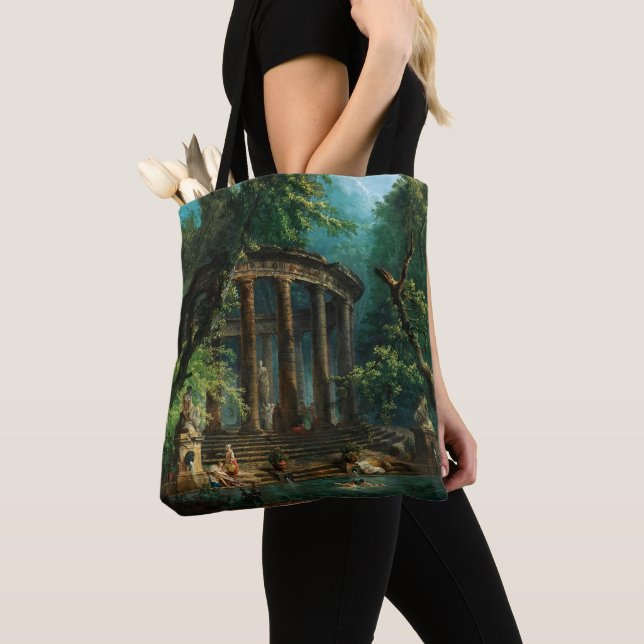 Bolsa Tote A Piscina Bathing de Hubert Robert (Close Up)