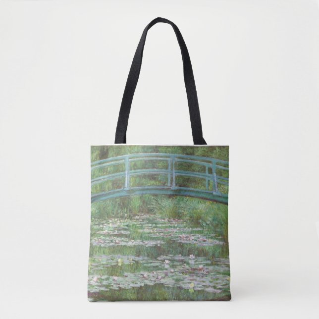 Bolsa Tote A ponte japonesa de Monet (Frente)