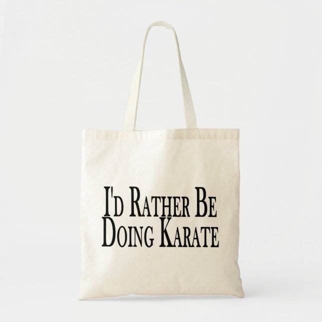 Bolsa Tote A preferencialmente esteja fazendo o karaté (Frente)